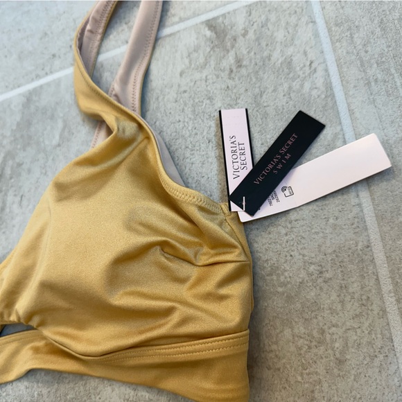 NWT Victoria Secret Lagos Swim in Gold - Picture 7 of 9